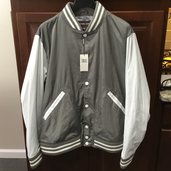 michael kors letterman jacket